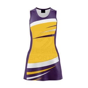 Uniforme de netball pour femmes de qualité supérieure, dernier design, professionnel, nouveau design, 100% polyester - Product Image 5