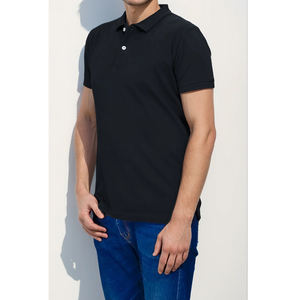 Polos pour hommes T-shirt décontracté à manches courtes imprimé de logo personnalisé de qualité supérieure pour hommes T-shirt ample de coupe grande taille pour hommes - Product Image 2
