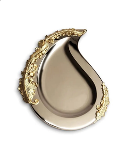 Bandeja de servicio de latón de 24-45cm, plato de comida, fiesta de Navidad, bandeja de servicio de Metal duradera a su costo - Product Image 6