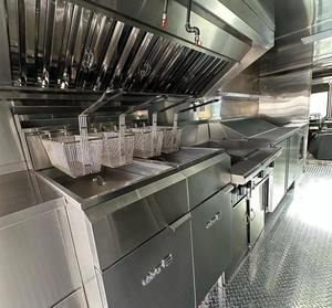 Remorque mobile standard de camion de restauration rapide de camion de nourriture mobile de cuisine d'acier inoxydable avec la pleine cuisine - Product Image 2