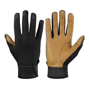 Gants de frappeur de baseball en cuir sur mesure OEM de meilleure qualité paume renforcée Gants de frappeur de baseball en cuir de chèvre à vendre - Product Image 1