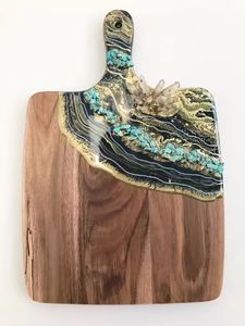 Tabla de cortar con forma de manzana hecha a mano de madera única, accesorios de cocina para el hogar, verduras, frutas, pizza, carne, queso, tabla de cortar - Product Image 6