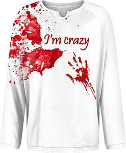 Huzaifa hommes coupe régulière à manches longues extérieur pull sweat rayé motif hiver fait Polyester/coton polaire - Product Image 4