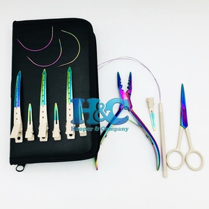 ส่วนใหญ่ papulor อุปกรณ์ต่อผมหลายแบบสำหรับต่อผมต่อคีมหนีบกรรไกรหวีชุดผมขนมิงค์แบบยั่งยืน - Product Image 4