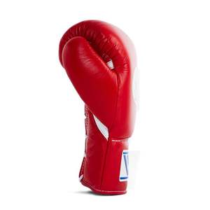 Guantes de boxeo ganadores con cordones personalizables de alta calidad Cuero genuino para entrenamiento y lucha Equipo de artes marciales de gama alta - Product Image 3