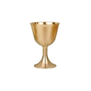 Gobelet en métal fait à la main de tasse à vin de qualité supérieure avec aspect moderne en acier inoxydable pour la maison Bar mariage et coffret cadeau - Product Image 2