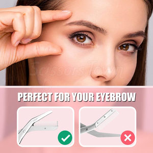 Small Lash <b>Scissors</b> <b>With</b> <b>Comb</b> For Precision Trimming And Eyelash Maintenance - Product Image 5