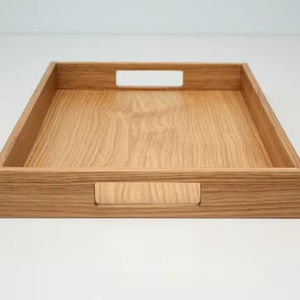 Decoración Bandeja DE SERVICIO DE MADERA hecha a mano Diseño duradero y elegante de lujo para cenar y entretener - Product Image 1