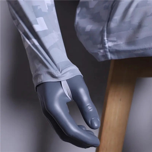 เสื้อตกปลาแขนยาว UPF 50สำหรับผู้หญิงผู้ชายเสื้อแห้งเร็วพิมพ์ลายปลาแบบกำหนดเอง - Product Image 5