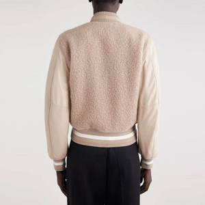 Chaqueta universitaria corta hecha de material cálido para mujer a prueba de viento/chaqueta universitaria corta de último estilo con patrón personalizado para mujer - Product Image 2