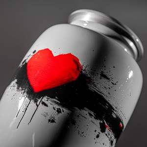 Urnes pour cendres humaines Crémation Funéraire pour cendres pour femmes et hommes Urnes décoratives Urne coeur rouge Taille personnalisée - Product Image 5