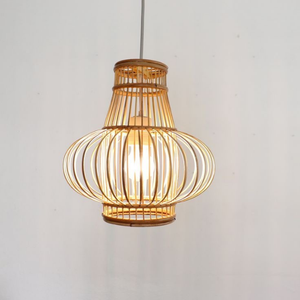 โคมไฟไม้ไผ่ทำมือสำหรับตกแต่งบ้านที่ใส่ใจสิ่งแวดล้อมมีสไตล์สามารถปรับแต่งได้ - Product Image 3