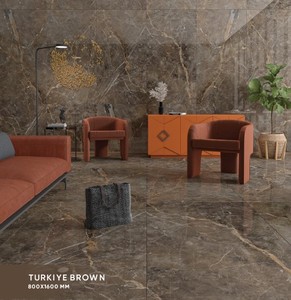 Good Collection in Polished Glazed Slab Floor Tiles With Size of 800x1600mm High Glossy Finish Used for Dining - Product Image 2