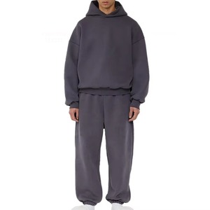 Conjunto Deportivo Unisex de Invierno, Ecológico, 100% Algodón, Chaqueta Deportiva Personalizada y Pantalones Jogger - Product Image 3