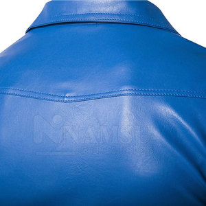 Veste en cuir à la mode pour hommes Vestes en cuir confortables de haute qualité Casual Street Wear Vestes d'hiver pour hommes - Product Image 5