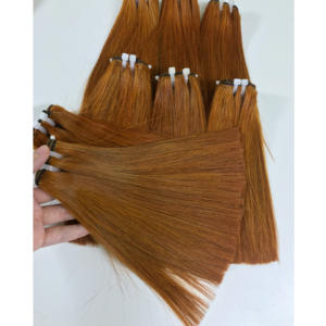 Bonestraight ลูกไม้ใสติดหนังกำพร้า18นิ้ว100% ผมมนุษย์สีเบอร์กันดี - Product Image 1