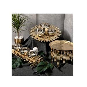 Plato para servir comida de Color dorado de latón de nuevo diseño, plato para servir con forma personalizada de calidad Superior para vajilla - Product Image 6