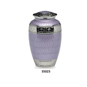 Grande urne de crémation en laiton noir gravé en feuille d'argent pour adultes pour cendres humaines Grande urne décorative avec sac en velours gratuit - Product Image 6