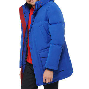 Shiny <b>Down</b> Coat Hood Winter Thicken Warmth Puffer Zipper Jacket Fashion Waterproof Bubble Jackets - Product Image 3