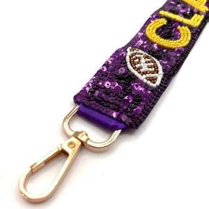 Sangle perlée moderne avec boucle réglable et motifs de couleur élégants pour les sacs à main chics pour femmes fourre-tout et sacs - Product Image 3