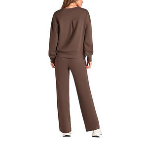 Conjunto Deportivo de 2 Piezas para Mujer, Primavera-Verano, con Sudadera Estampada y Pantalones, Ropa Deportiva para Mujer, Trajes Deportivos para Correr al Aire Libre - Product Image 3