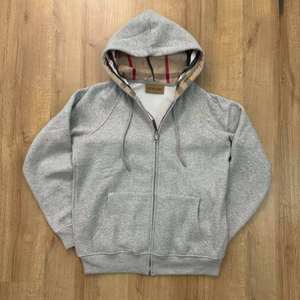 Sudadera con capucha de algodón y forro polar para hombre, diseño retro a cuadros, manga regular, personalizable OEM, estilo casual urbano - Product Image 1