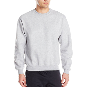 Sweat-shirt surdimensionné personnalisé pour hommes, vente en gros, tissu uni, col rond, mode masculine - Product Image 4