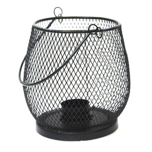 Modern Style <b>Black</b> Metal Wire Hanging <b>Lantern</b> with Handle Small Home Decorative <b>Lantern</b> for Events & Wedding - Product Image 6