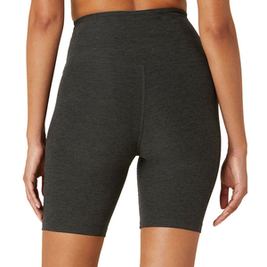 Custom Made Women's Training Yoga Shorts Hot Shorts New Design Spandex/Polyester Breathable Eco-Friendly Drawstring Closure All - Product Image 5