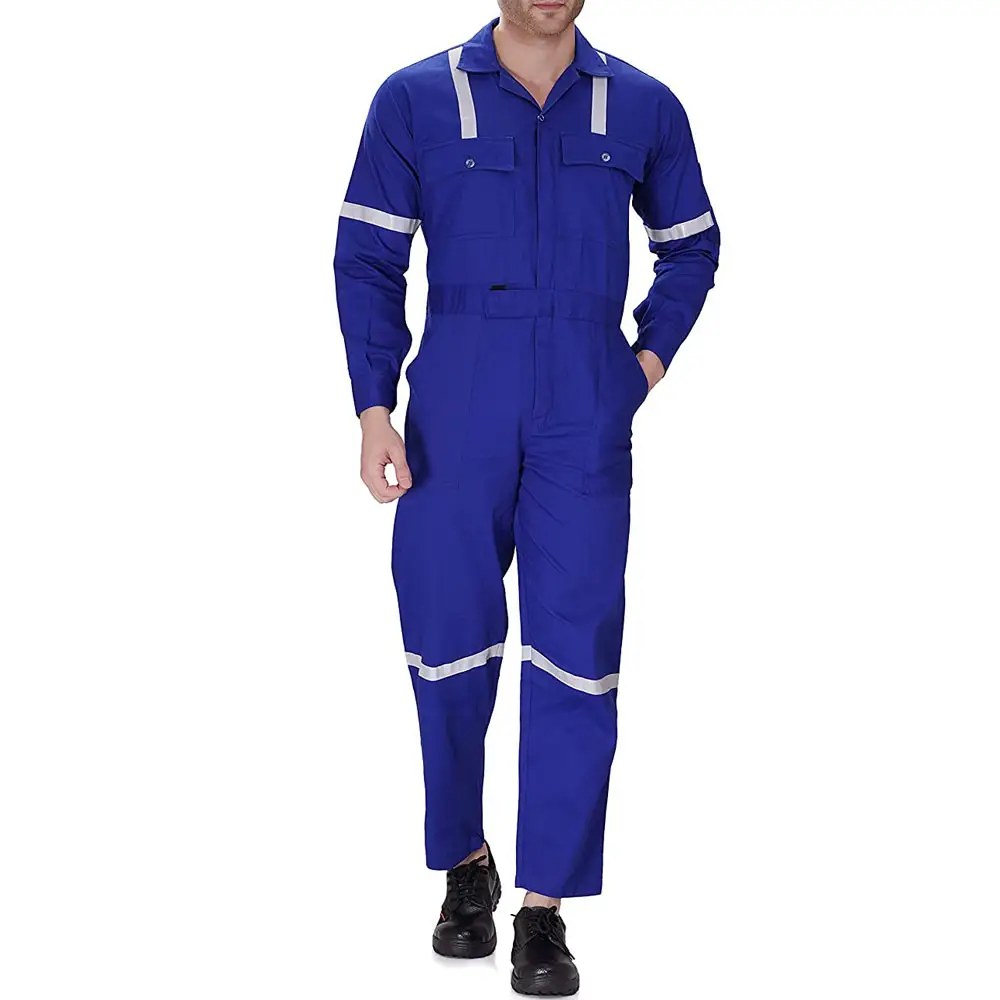 Factory Direct Supplier OEM Hi- vis Work Wear Uniform In Solid Color Top Quality Wholesale Price Reflective Safety Coverall