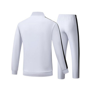 Ensemble de survêtement de jogging pour hommes, survêtement de haute qualité avec logo personnalisé, survêtement à col montant respirant et uni pour l'hiver, vente en gros en usine - Product Image 2