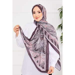 Écharpe Hijab en Satin Chiffon à Motif Lava de Haute Qualité, Douce et Longue, Style Ethnique pour Filles, Châle Numérique Imprimé de Haute Qualité pour Femme - Product Image 1