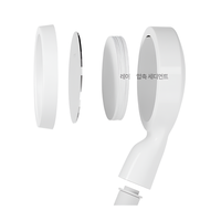 Tête de douche filtrante Nemo Silver Clear en plastique, fabrication coréenne, 2 étapes, à fixer sur robinet, usage domestique, élimination du chlore résiduel, ISO 1
