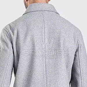 Confortable Respirant Léger Hiver Peacoat Meilleure Qualité Offre Spéciale Double Boutonnage Hommes Peacoat Fabriqué Au Pakistan - Product Image 5