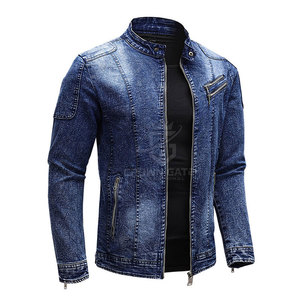 High Quality Made Men Jeans <b>Jacket</b> <b>Lightweight</b> Breathable Custom Logo Design Men Winter <b>Jacket</b> - Product Image 3