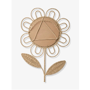 Kid Bedroom Decorations Baby & Kids Nursery Decor New <b>Top</b> Seagrass Flower Natural Hand Woven Wall Mirror Made In Vietnam - Product Image 5