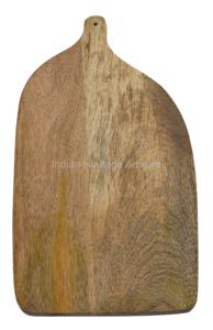 Planche à découper ronde en bois écologique, simple et attrayante, pour la cuisine, la salle à manger, la découpe et le service - Product Image 4