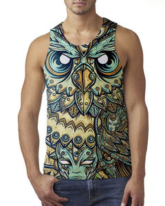 HI-GLOW Débardeurs pour hommes en sublimation Soie/Coton/Polyester Séchage rapide Respirant Vêtements de sport personnalisés pour l'entraînement sportif et la musculation - Product Image 3