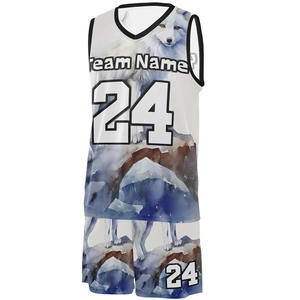 Uniforme de basket-ball avec logo personnalisé de haute qualité, confortable et meilleur tissu doux, ensembles de conception personnalisée - Product Image 3