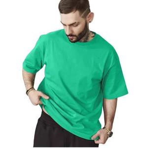 T-shirt uni en coton Pima respirant et écologique avec col rond confortable, manches 3/4 pour un usage décontracté estival, fabriqué en Inde - Product Image 5