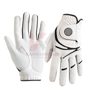 Gants de golf professionnels personnalisés en cuir de cabretta véritable, microfibre, accessoires de golf de niveau professionnel - Product Image 1