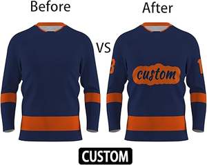 Vente en gros d'uniforme de hockey sur glace unisexe sur mesure uniforme de hockey sur glace respirant à séchage rapide à vendre - Product Image 6