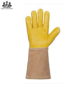 Guantes de Soldadura de Piel de Cabra Duraderos SAFETY SPECTRUM SS-WG-4899, con Detección de Pinchazos, para Uso en las Cuatro Estaciones, Ecológicos - Product Image 3