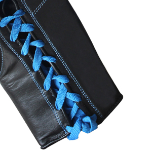 Gants de boxe en cuir avec design respirant et imperméable pour un entraînement confortable, sangle de poignet réglable - Product Image 4