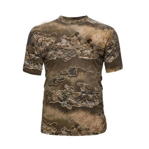 Camisetas Estampadas para Hombre al por Mayor, de Alta Calidad, con Logotipo Personalizado, 100% Algodón, Estampado de Camuflaje Deportivo, Estampado de Árbol Real de la Jungla - Product Image 3