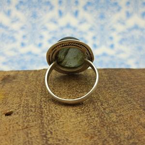 Labradorite naturelle 925 bijoux en argent Sterling faits à la main bagues en argent fin occasion de mariage diamant en vrac fabricant en gros - Product Image 6