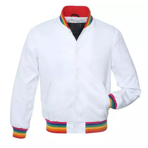 Customized Satin <b>Baseball</b> <b>Bomber</b> <b>Jacket</b> Team Name & Number Starter Embroidery Design Waterproof Breathable Windproof Outdoor - Product Image 3