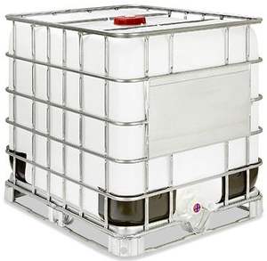 Réservoir IBC carré en acier inoxydable 304/316L de 1000L personnalisé, moulage par rotation, revêtement antirouille, pompe 220V/380V, stockage d'eau, boissons - Product Image 1