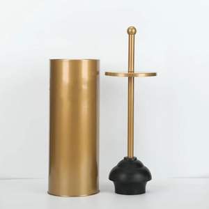 Designer Metal Toilet <b>Brush</b> Holder For Home Bathroom Accessories Enhancing <b>Clean</b> Look With Sleek Modern Appearance - Product Image 1