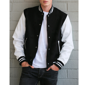 Chaqueta Universitaria de Béisbol Letterman para Hombre, Chaqueta Universitaria de Invierno con Botones, Chaqueta Universitaria Holgada de Béisbol para Hombre - Product Image 3